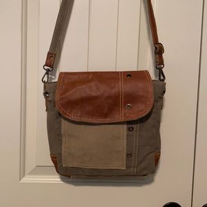 Army canvas purse